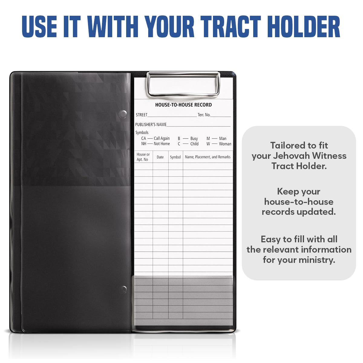 50 House-t-House Record Sheets for Field Service