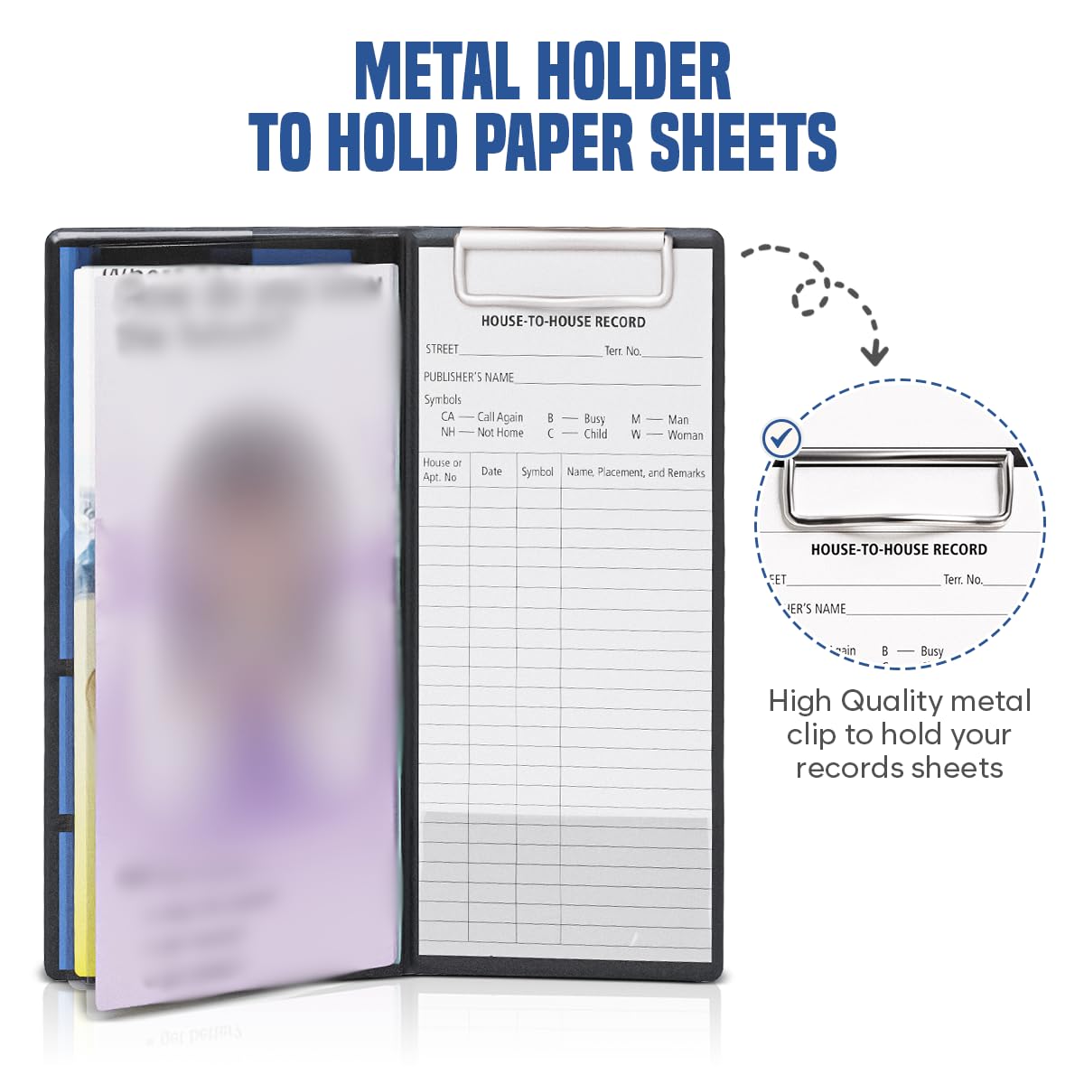 50 House-t-House Record Sheets for Field Service