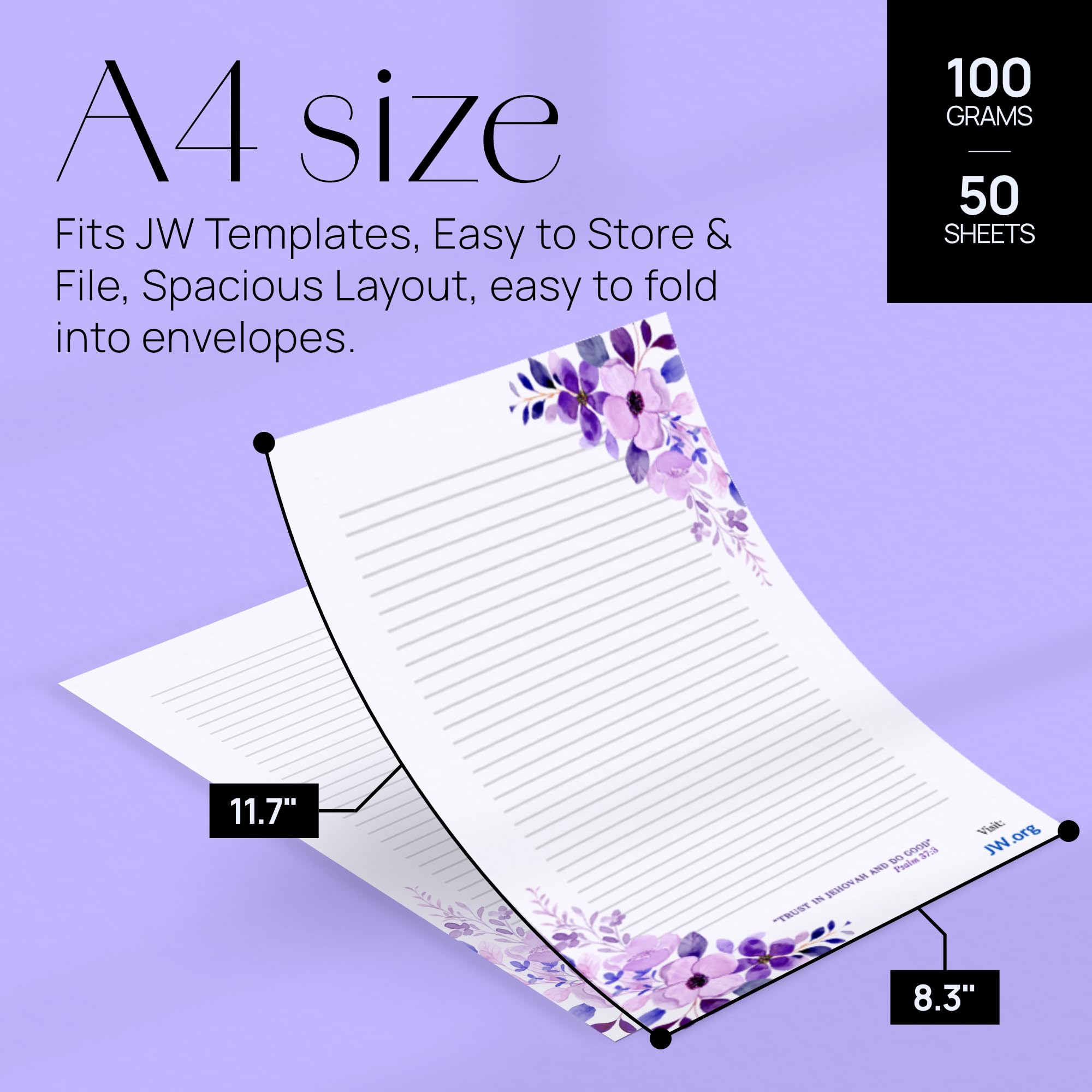 OLDECORY JW Magazine and Tract Holder + Stationary JW Letter Kit - JW Field Service Supplies, JW Ministry Supplies, JW Gifts