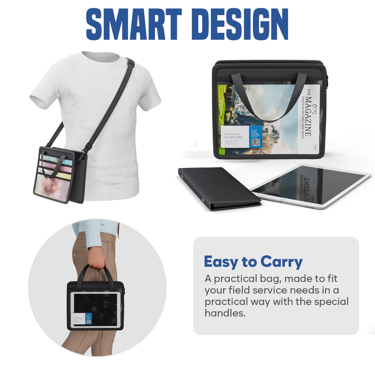 OLDECORY JW Magazine and Tract Holder + Stationary JW Letter Kit - JW Field Service Supplies, JW Ministry Supplies, JW Gifts