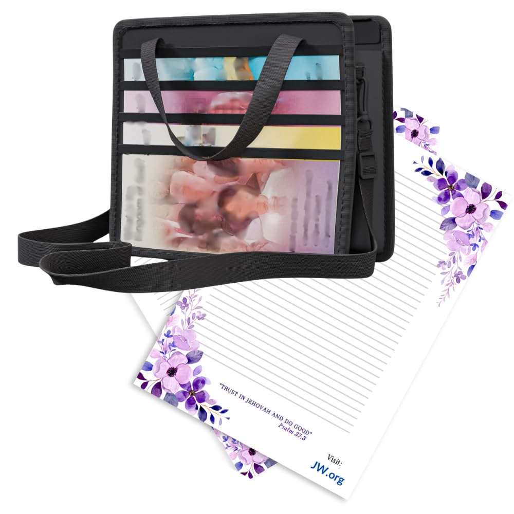 OLDECORY JW Magazine and Tract Holder + Stationary JW Letter Kit - JW Field Service Supplies, JW Ministry Supplies, JW Gifts