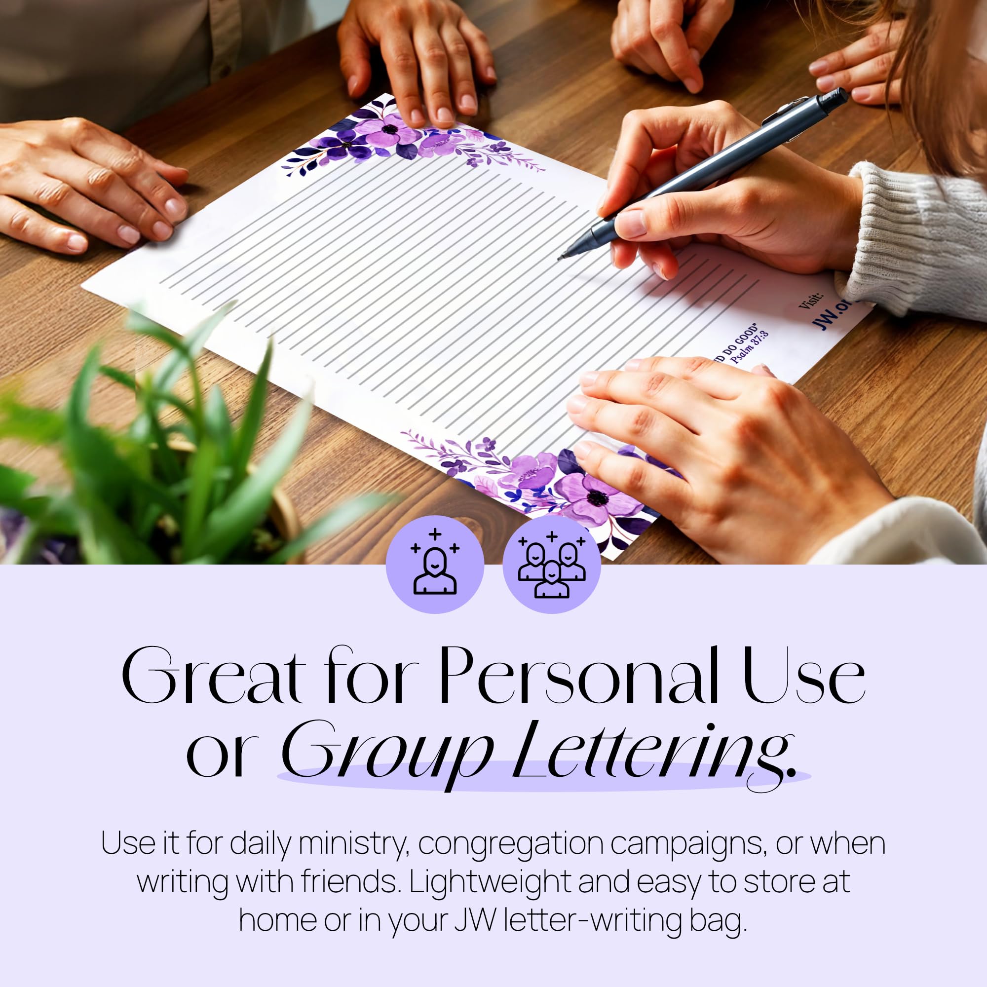 Letter Writing Pad Stationery Paper - 50 Sheets